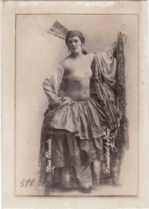 Trinidad y Hermano cigarette card, “Mme Claude,” 1920s, Photograph. Cuba. Private Collection.